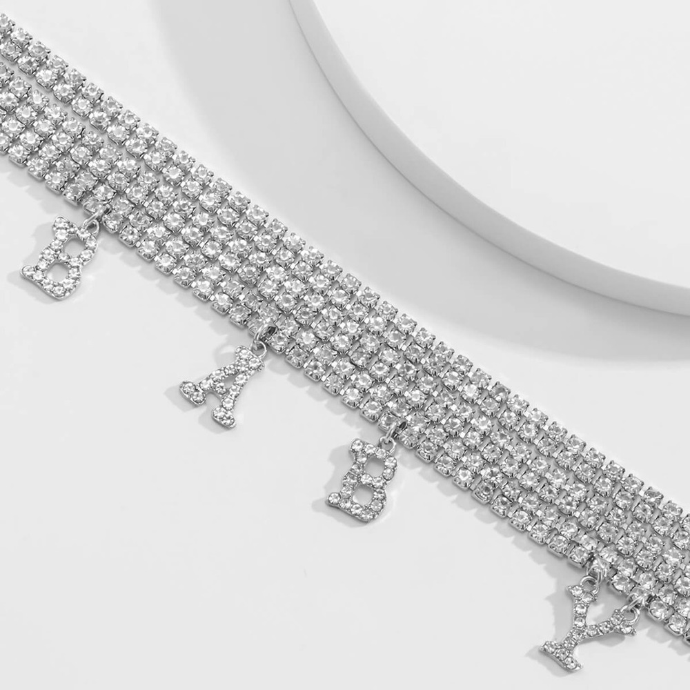 3Pc Crystal BABY Hanging Multilayered Anklets / Bracelet Body Jewelry ❌ 1 LEFT ❌